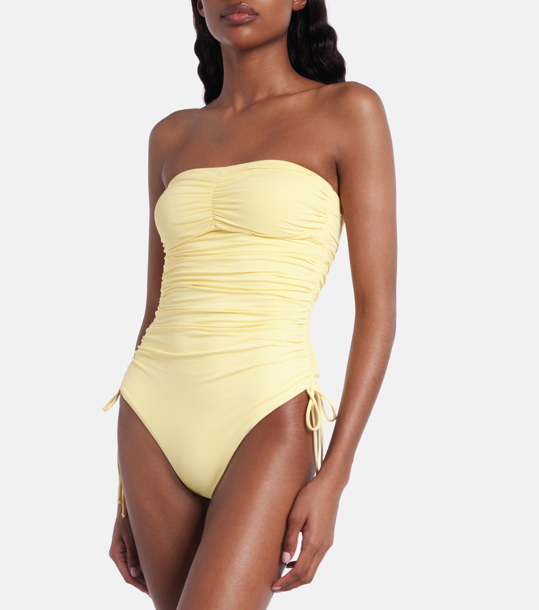 Sydney ruched bandeau swimsuit | Melissa Odabash