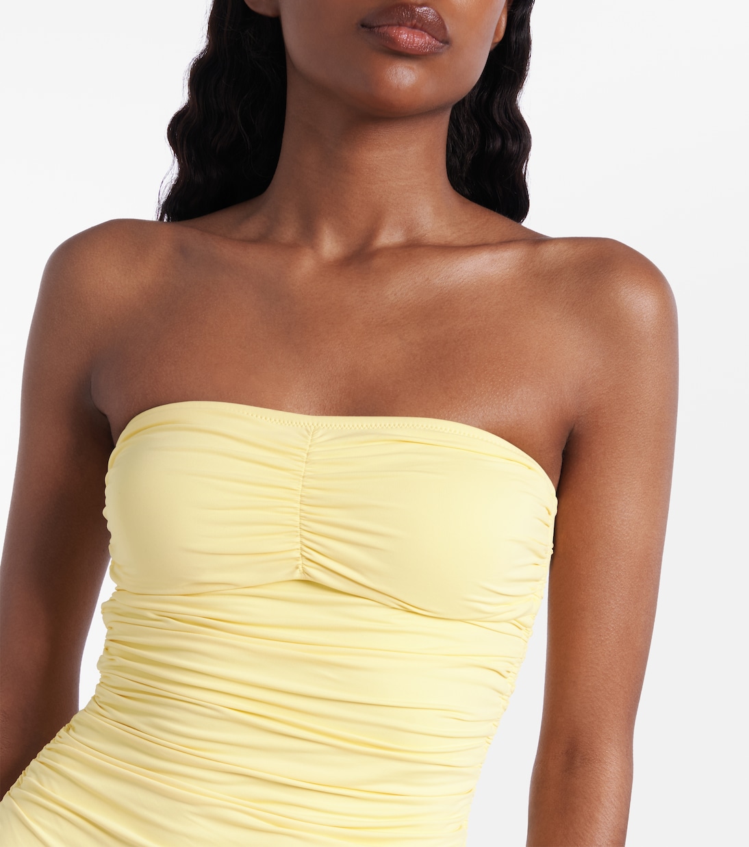 Sydney ruched bandeau swimsuit | Melissa Odabash