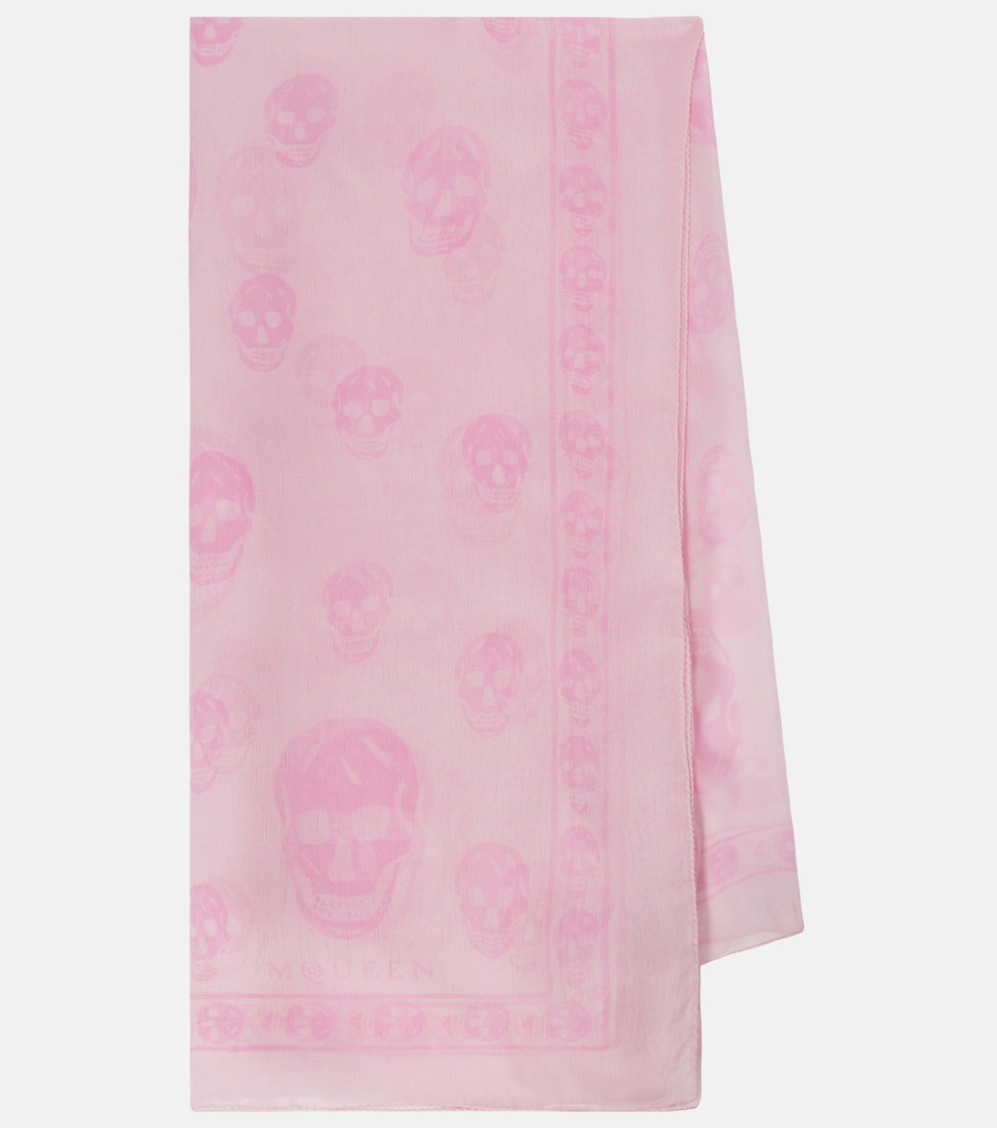Printed silk scarf | McQueen