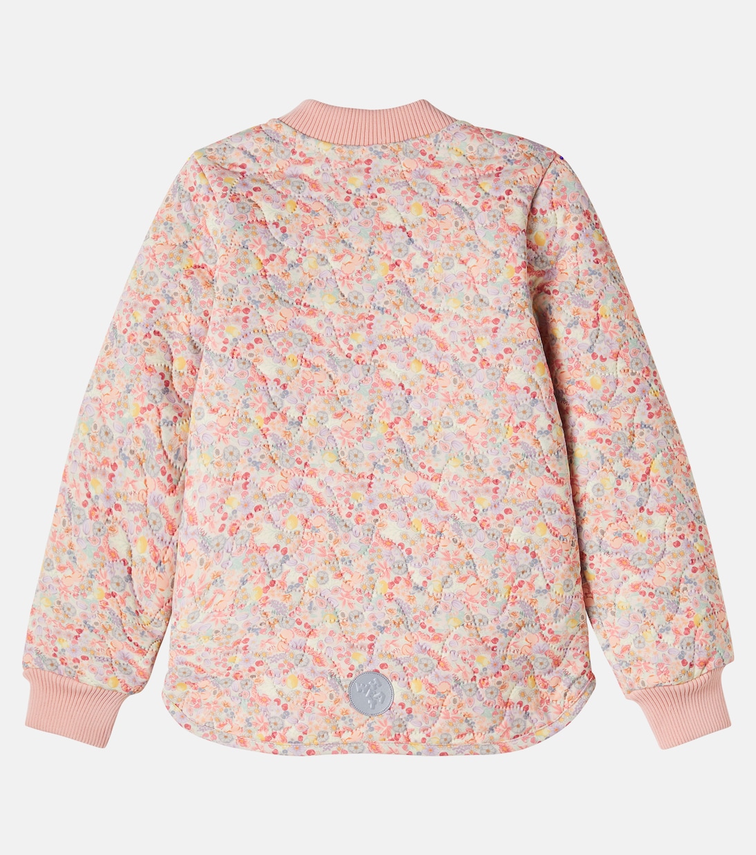 Loui floral quilted jacket | Wheat