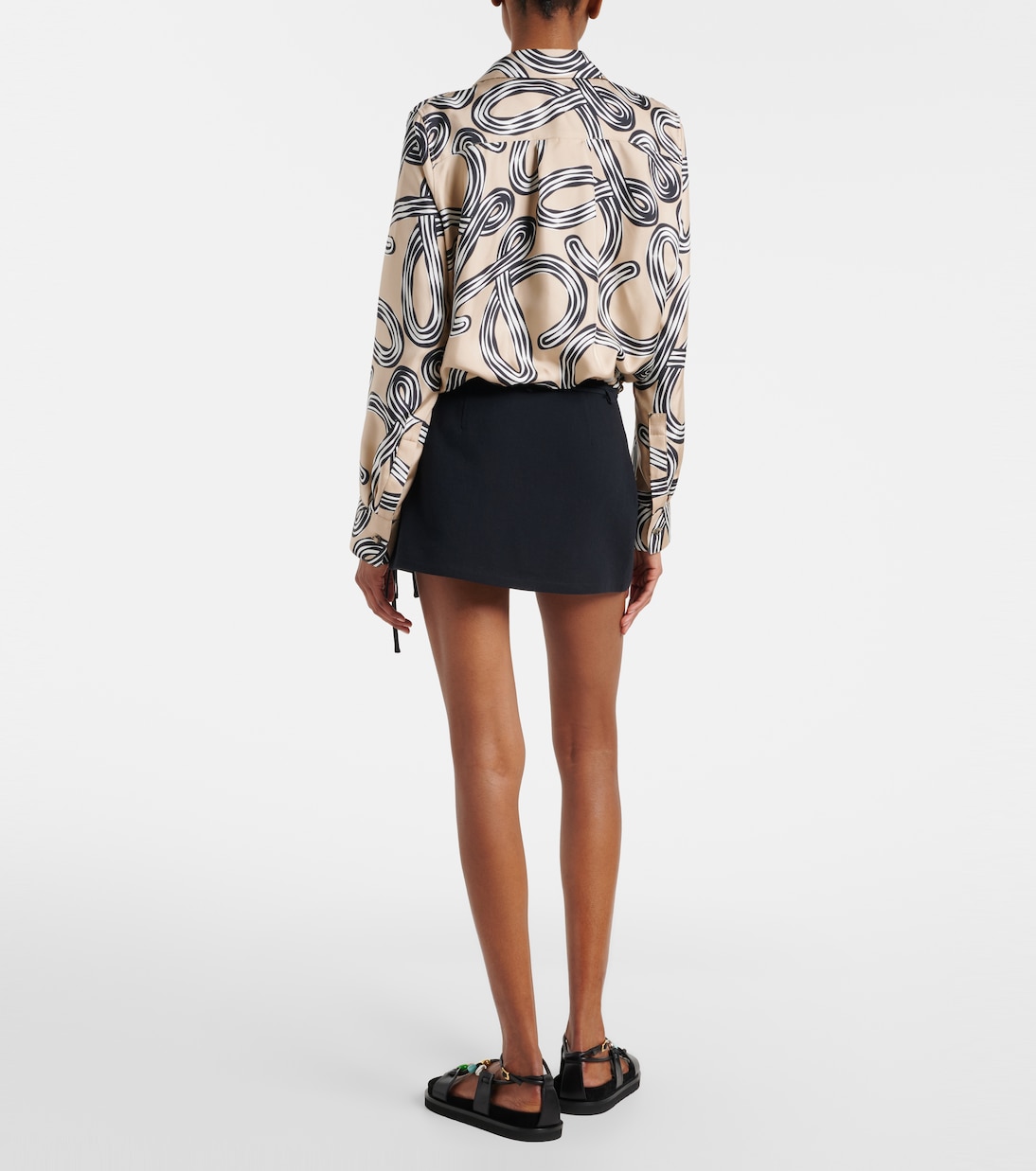 Paula's Ibiza Skort aus Baumwoll-Crêpe und Seide | Loewe