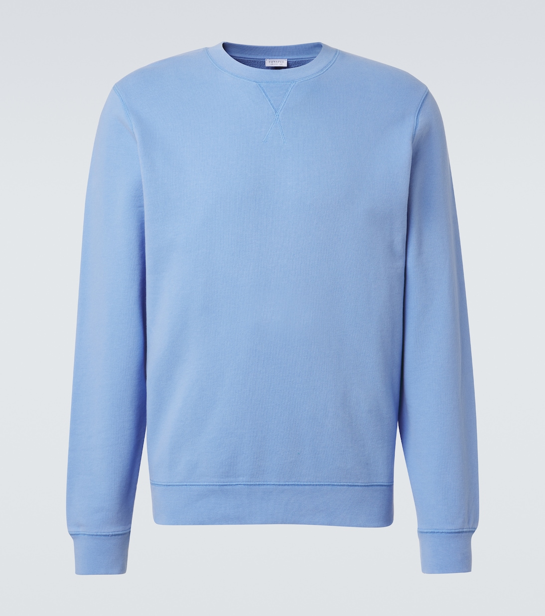 Cotton French terry sweatshirt | Sunspel