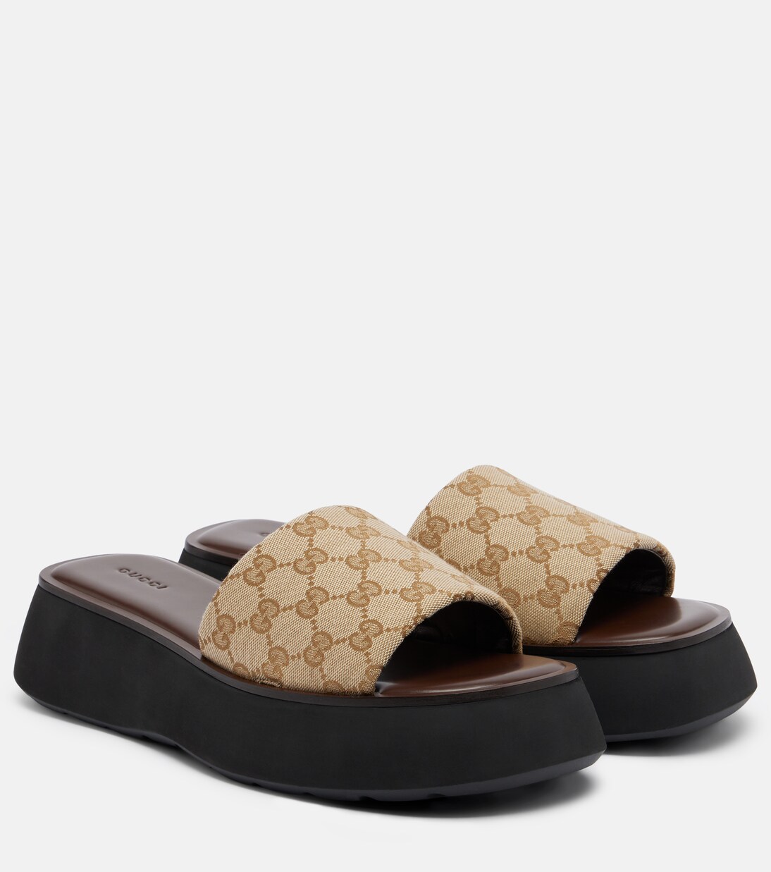 GG canvas platform slides | Gucci