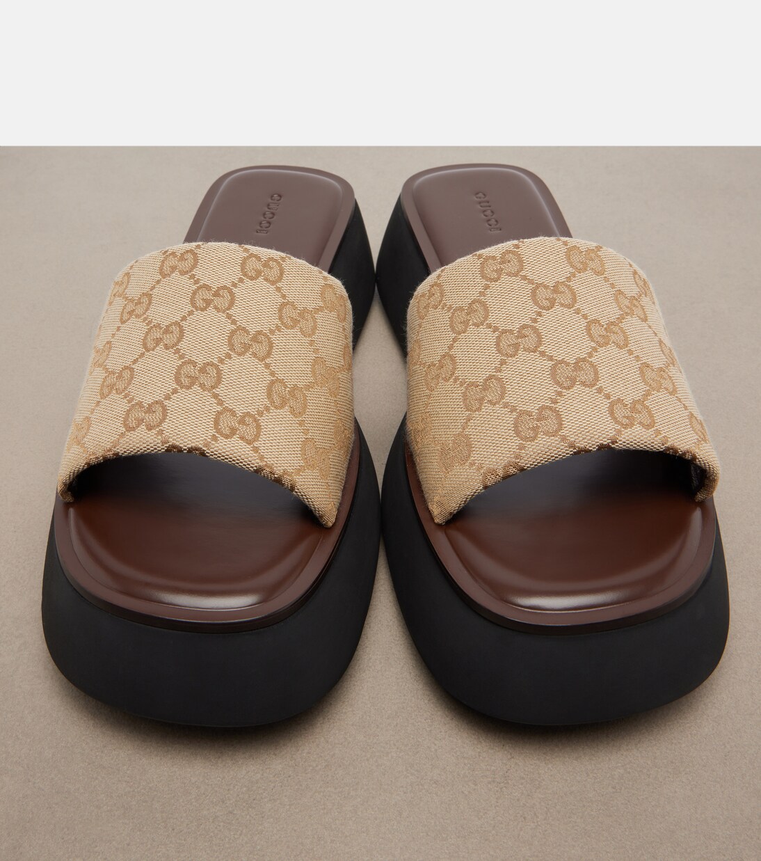 GG canvas platform slides | Gucci