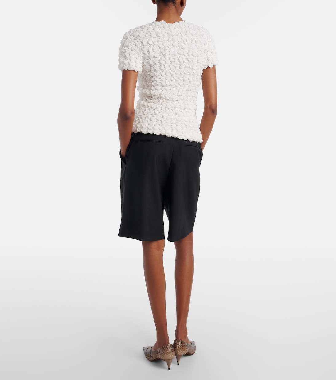 Bermuda-Shorts Auggie aus Schurwolle | Khaite