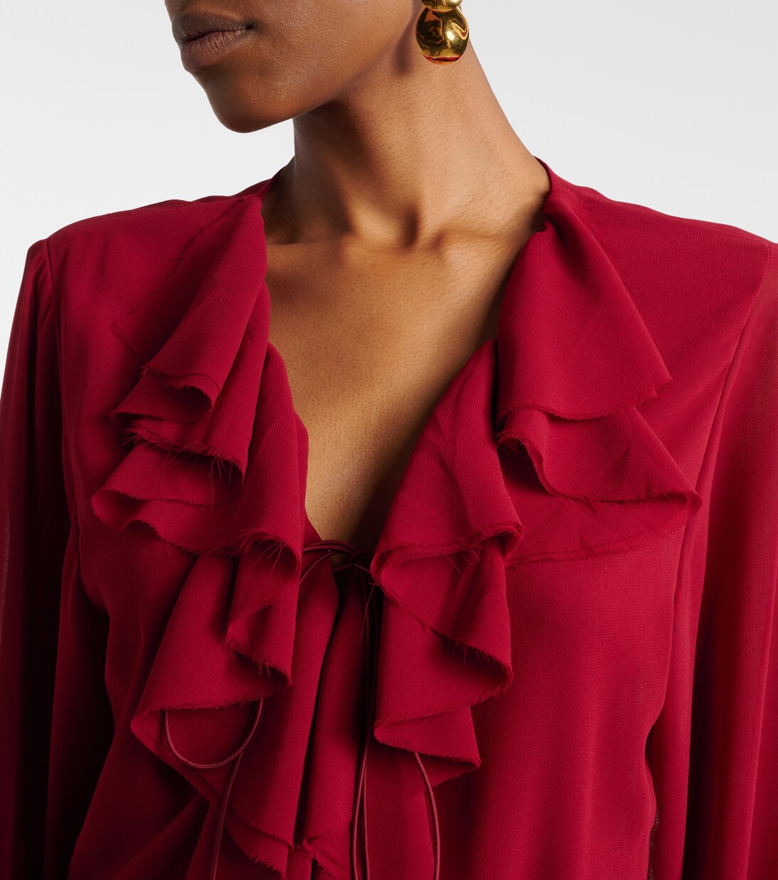 Bellen ruffled maxi dress | Bananhot
