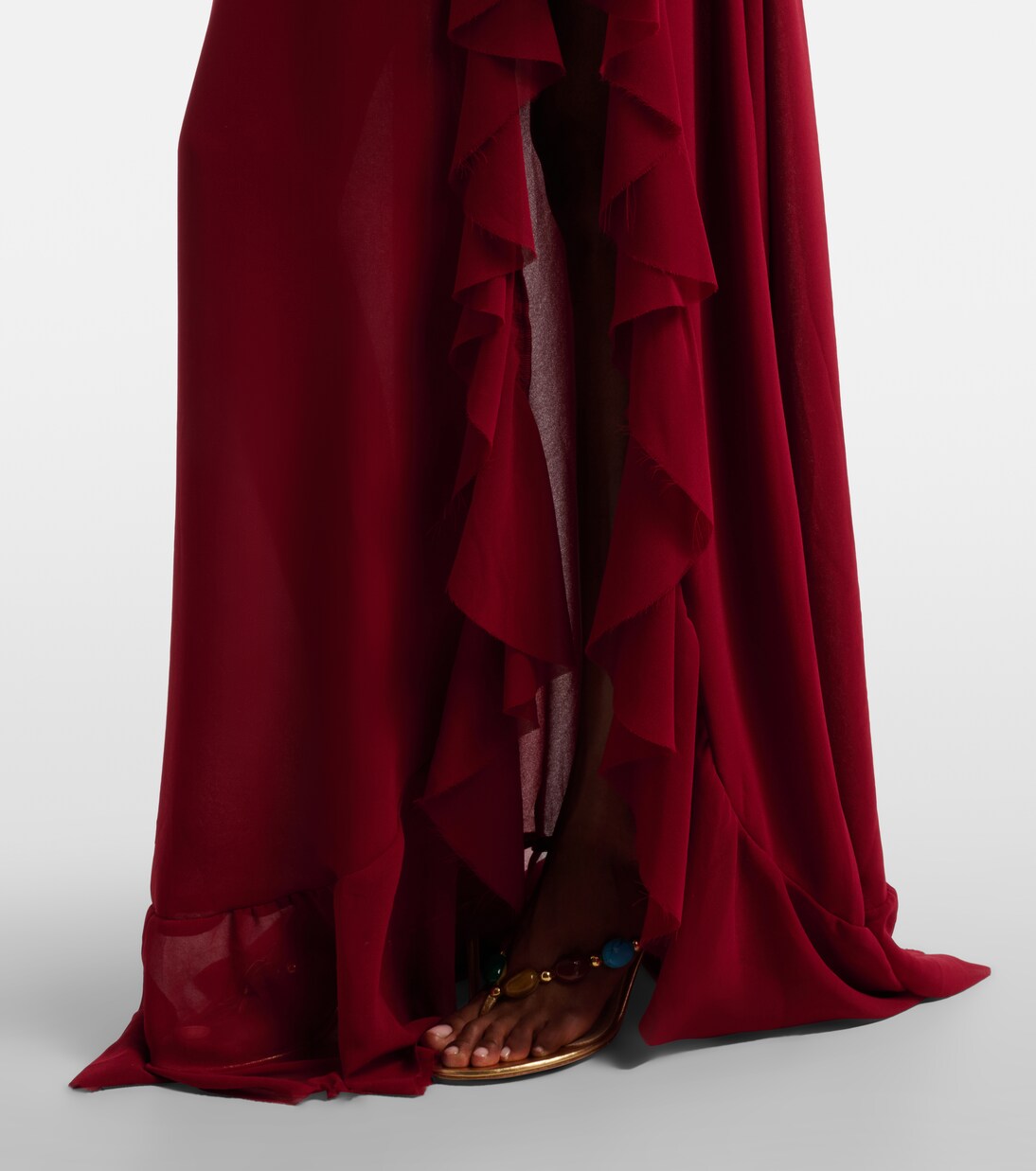 Bellen ruffled maxi dress | Bananhot