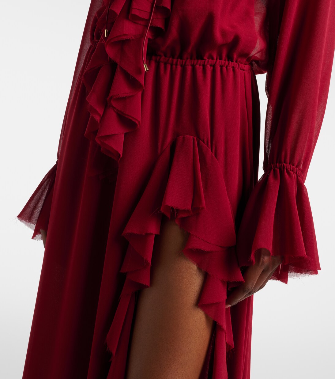 Bellen ruffled maxi dress | Bananhot
