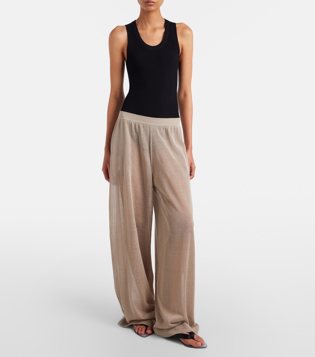 Hose aus Leinen und Seide | Alaïa