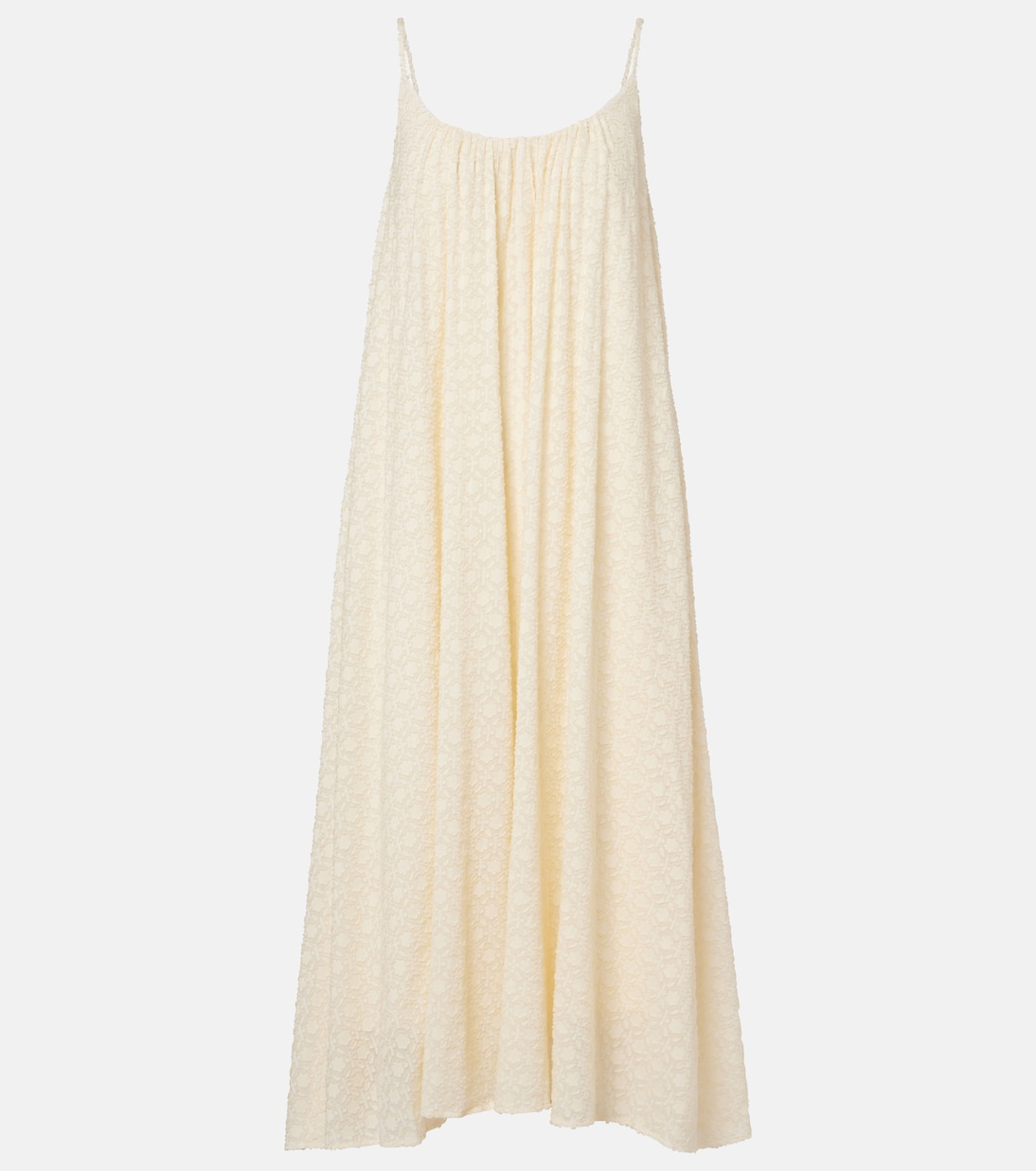 Confidentielle silk and cotton midi dress | Eres