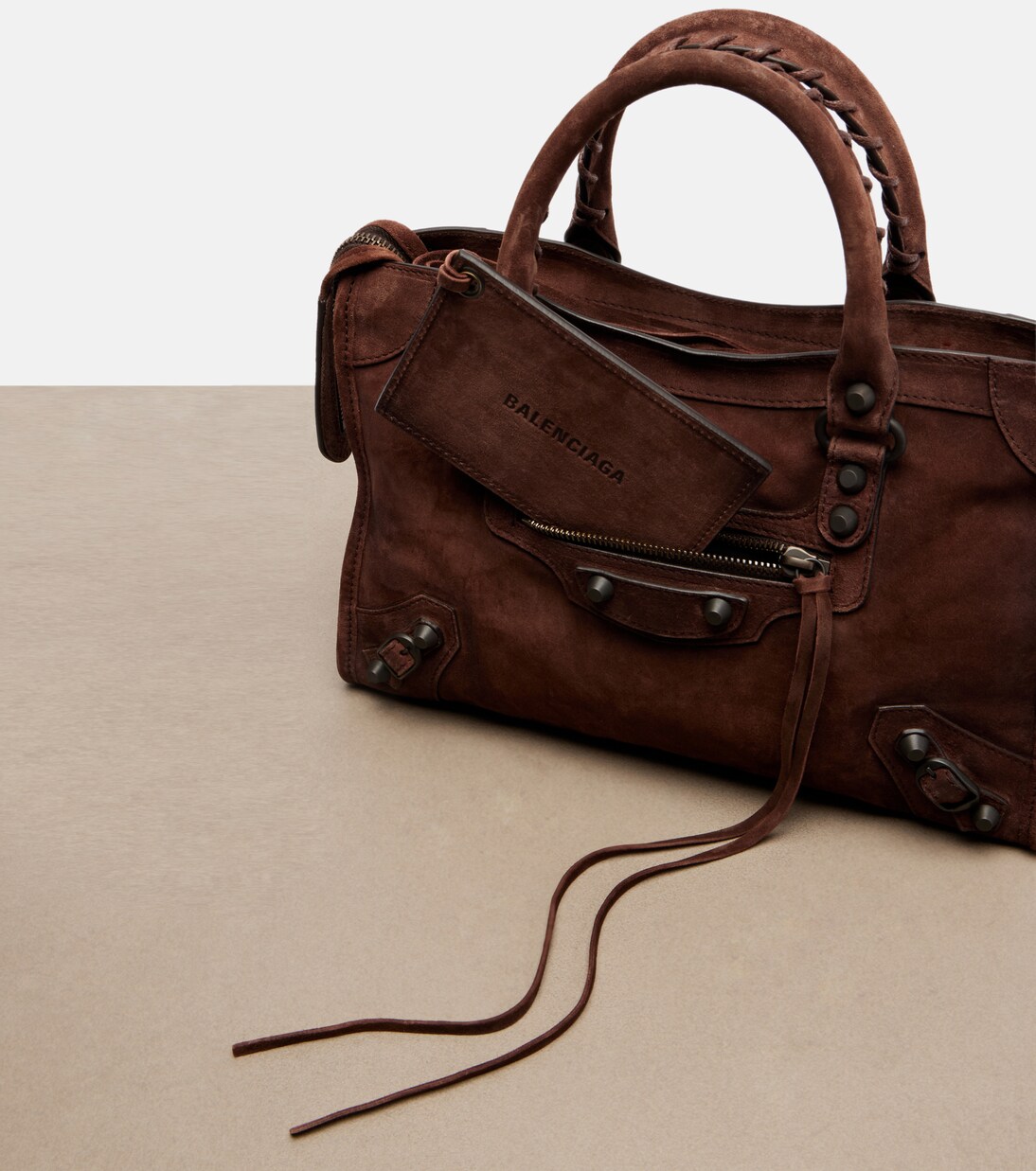 Shopper Le City Small in suede | Balenciaga