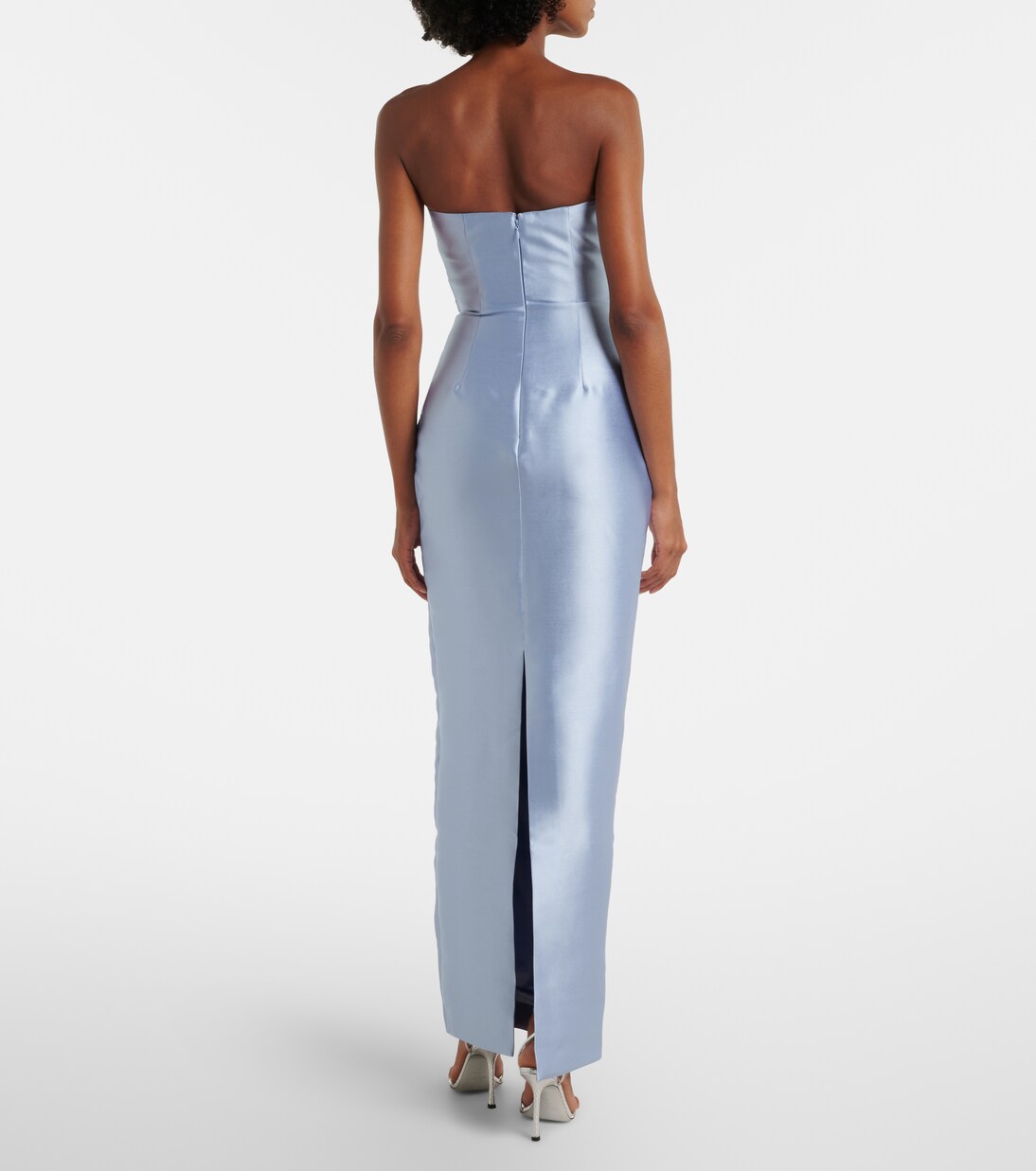 Robe Ingrid aus Satin | Solace London