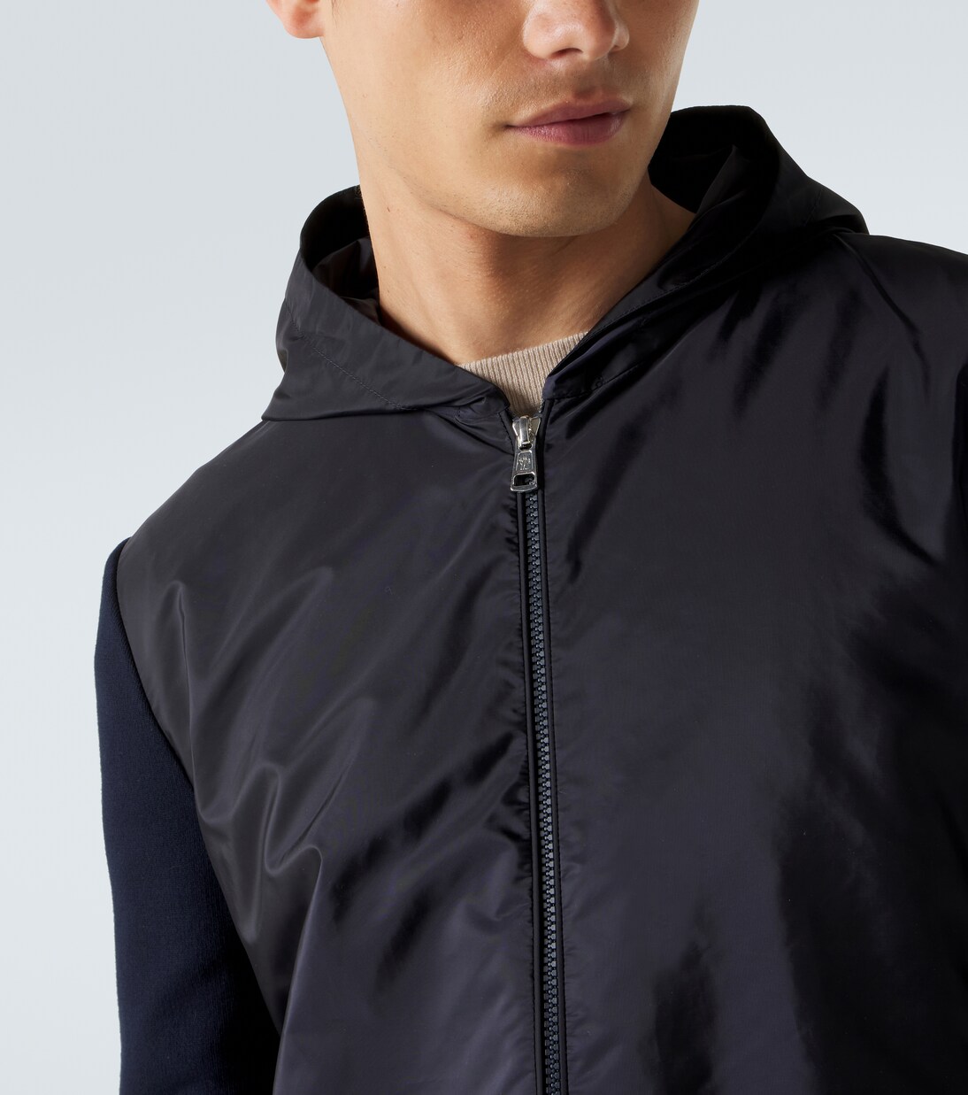 Kapuzenjacke Tricot aus einem Baumwollgemisch | Moncler