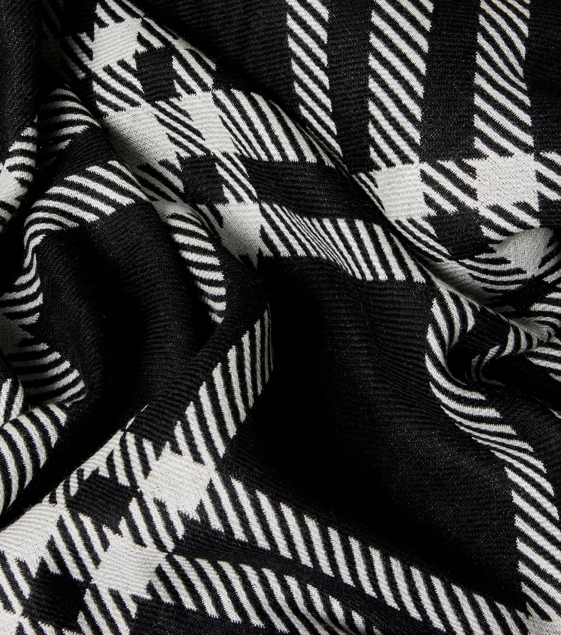 شال من الصوف والحرير Burberry Check | Burberry