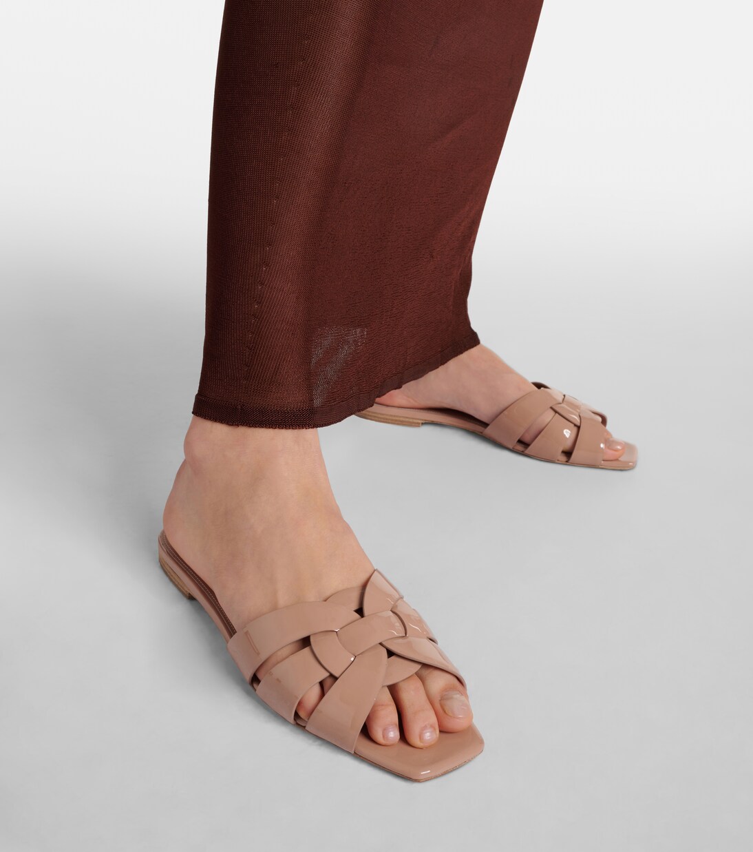 Tribute Nu Pieds 05 leather sandals | Saint Laurent