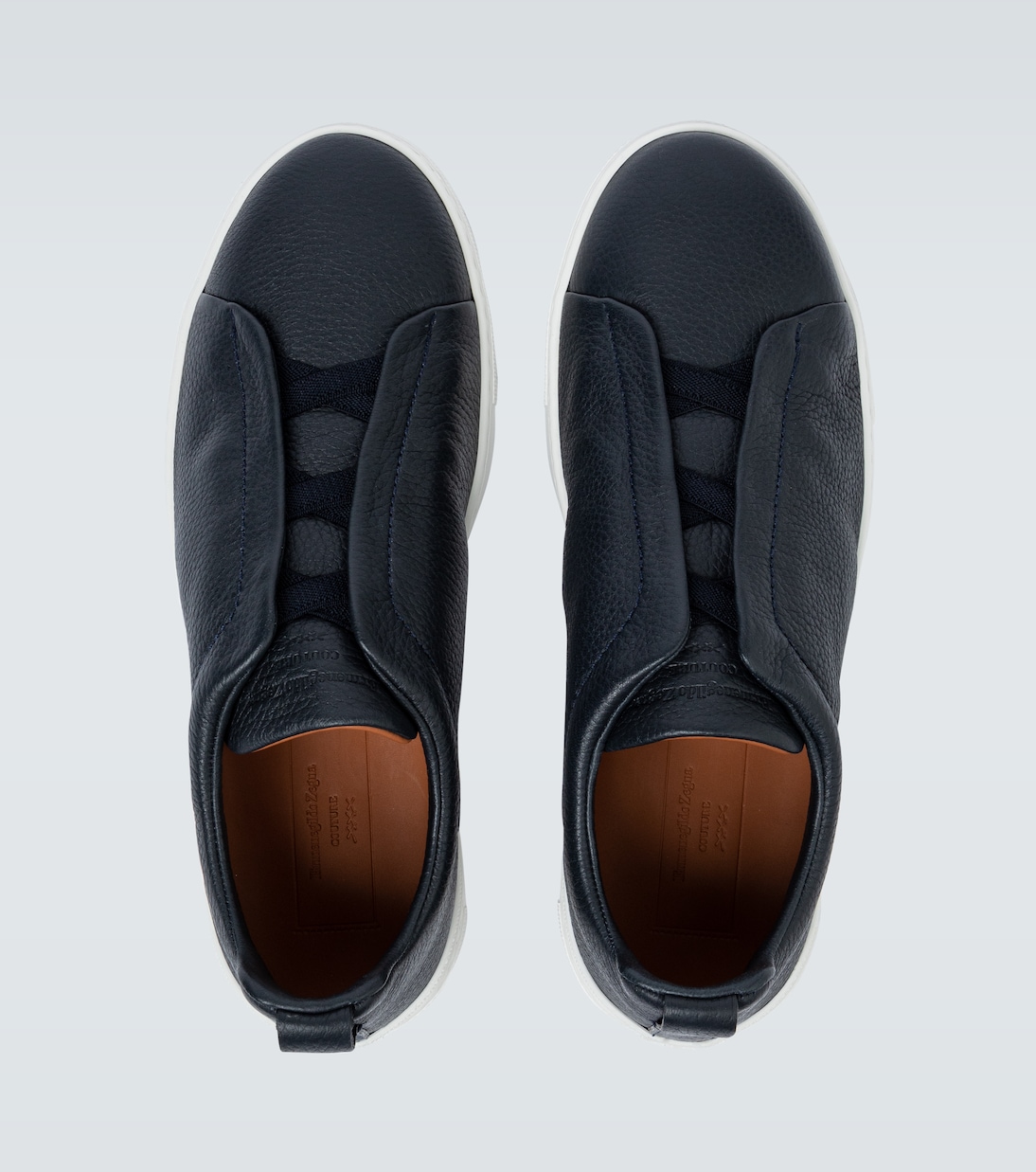 Triple Stitch leather sneakers | Zegna