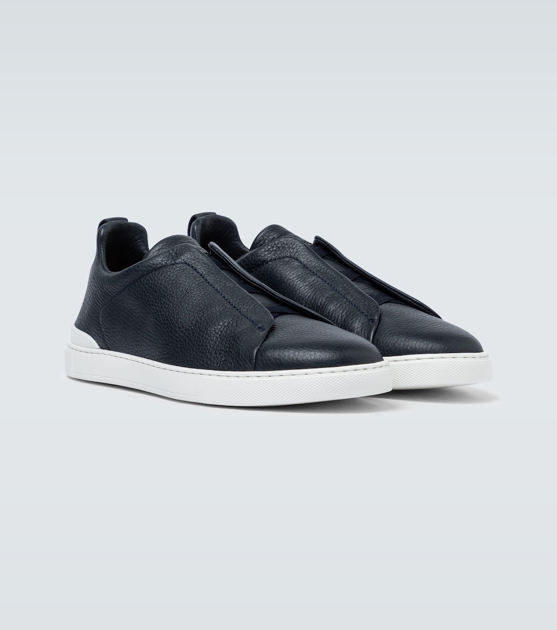 Triple Stitch leather sneakers | Zegna