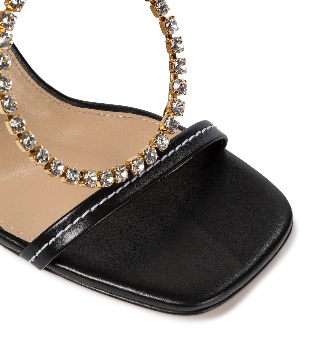 Sandalen aus Leder mit Kristallen | JW Anderson