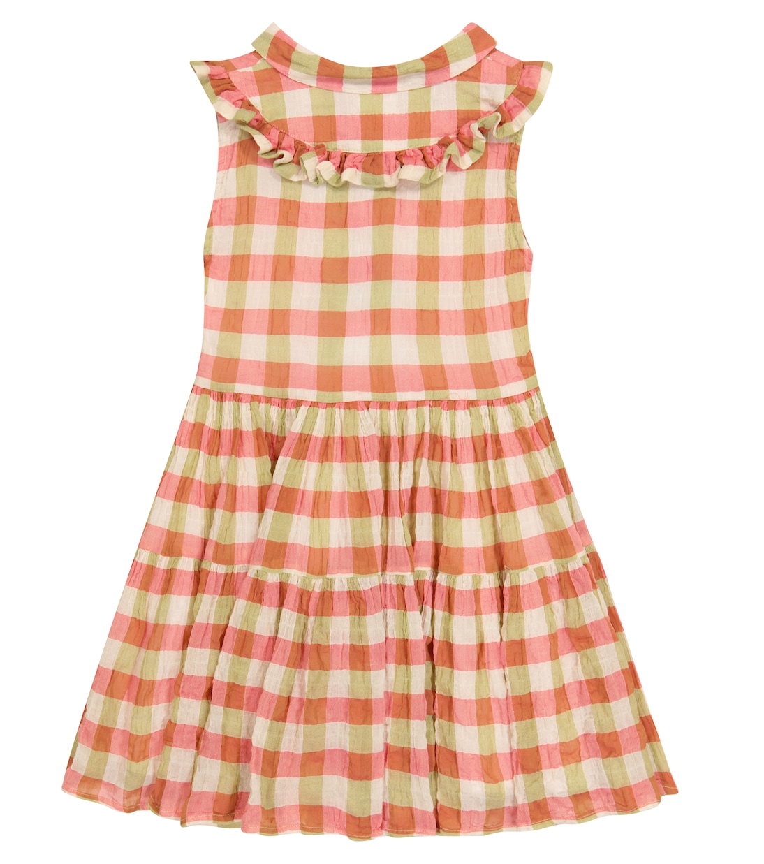 Nelly checked stretch-cotton dress | Morley