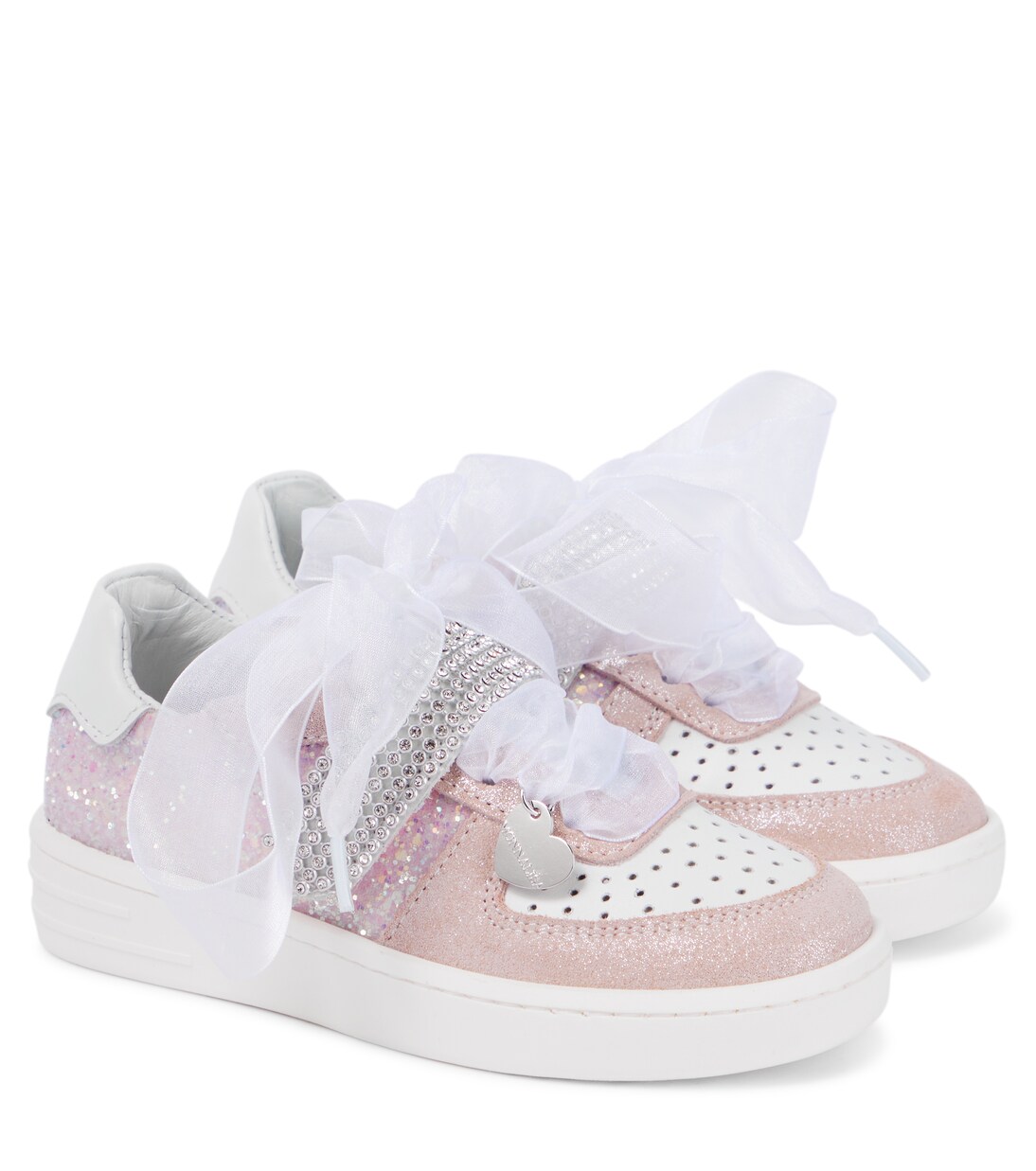 Embellished low-top sneakers | Monnalisa