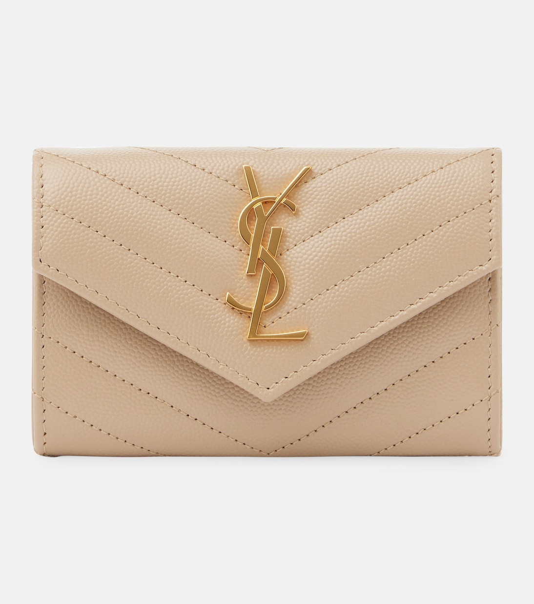 Monogram Small leather wallet | Saint Laurent