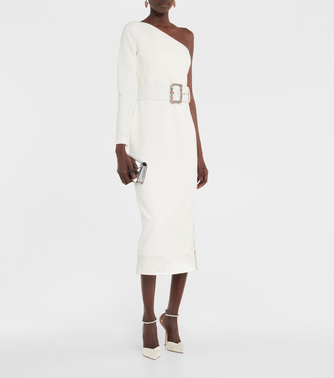 Robe midi asymétrique | Safiyaa