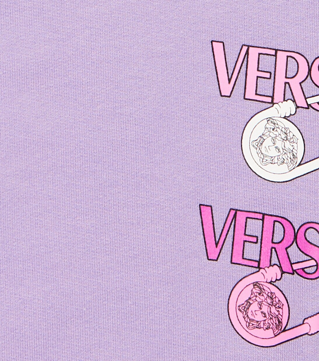 Safety Pin printed cotton sweatpants | Versace Kids