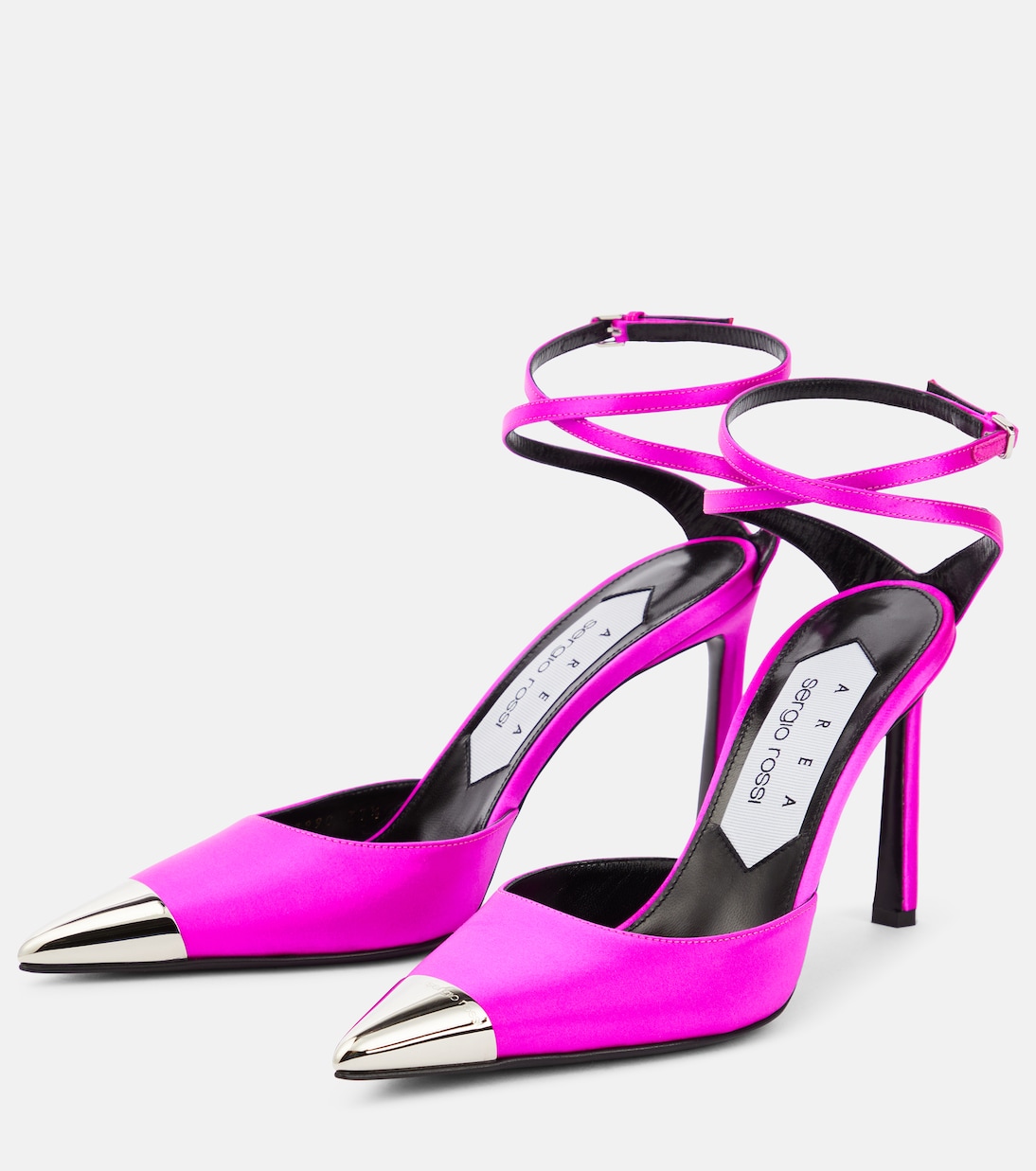 Slingback-Pumps Amazona aus Satin | Area