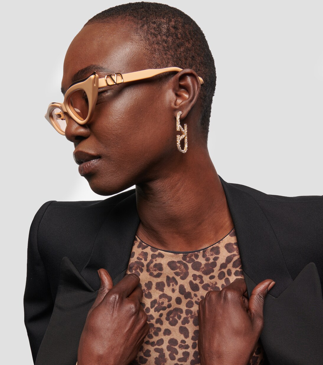 Occhiali da sole cat-eye V-Goldcut II | Valentino