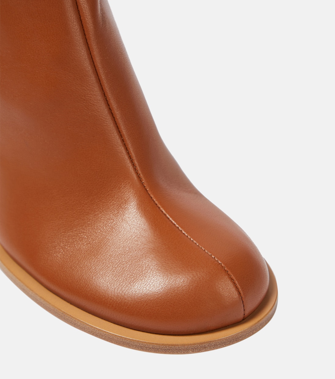 Ankle Boots Les Bottines Rond Carré aus Leder | Jacquemus