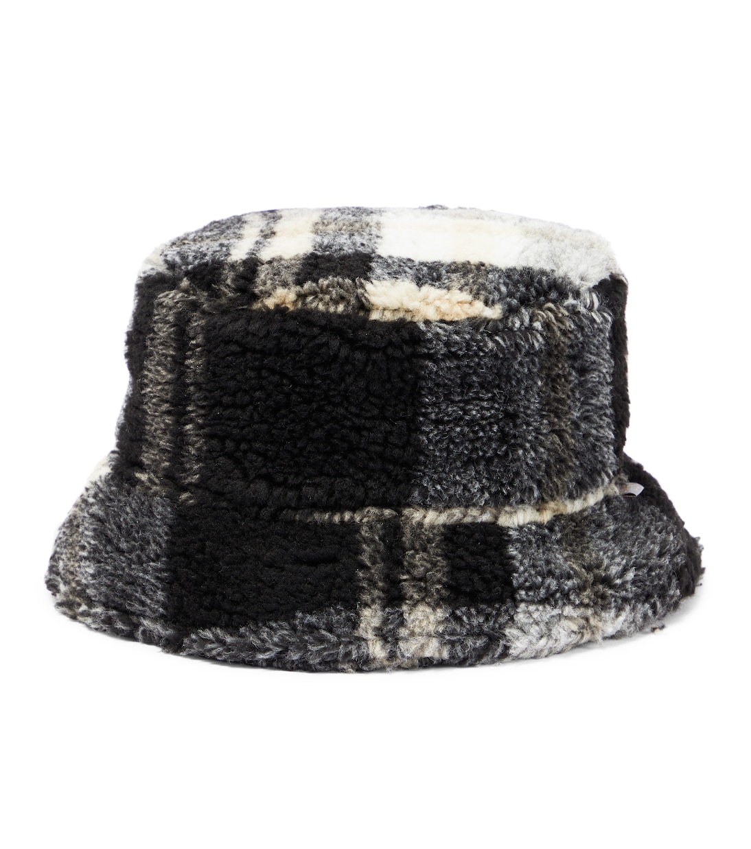 Checked teddy bucket hat | Il Gufo