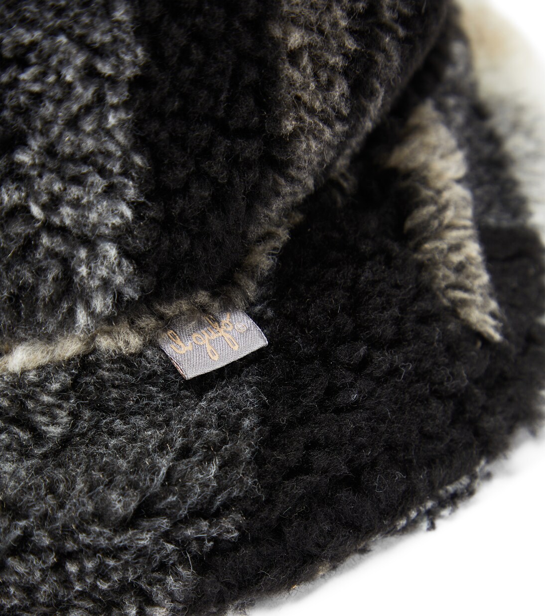 Checked teddy bucket hat | Il Gufo