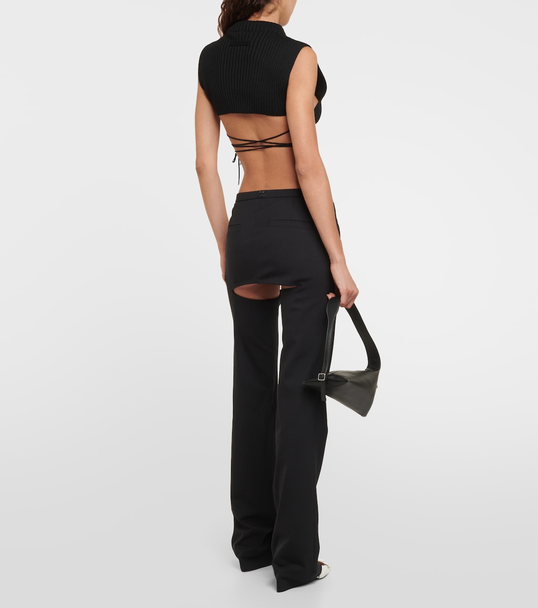 Schlaghose aus einem Wollgemisch | Courrèges