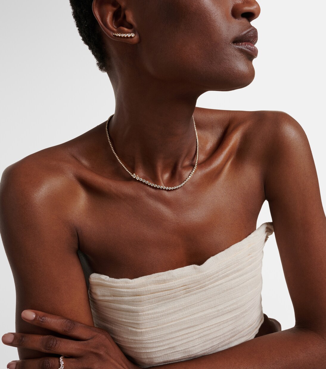 Collana Collier De Tennis in oro 18kt con diamanti | Sophie Bille Brahe