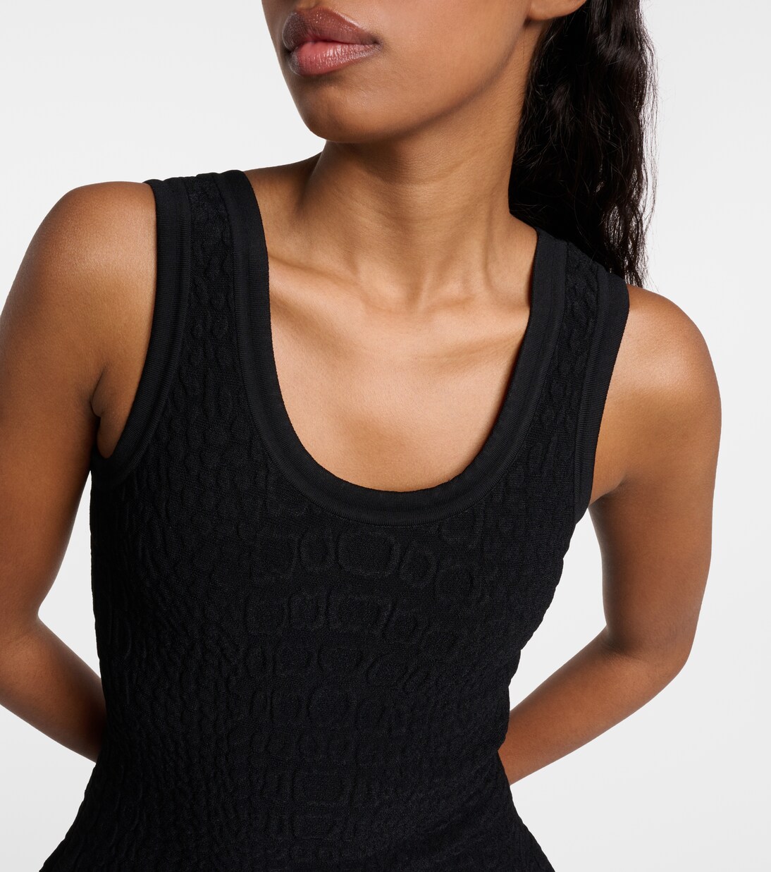 Vestido corto grabado | Alaïa