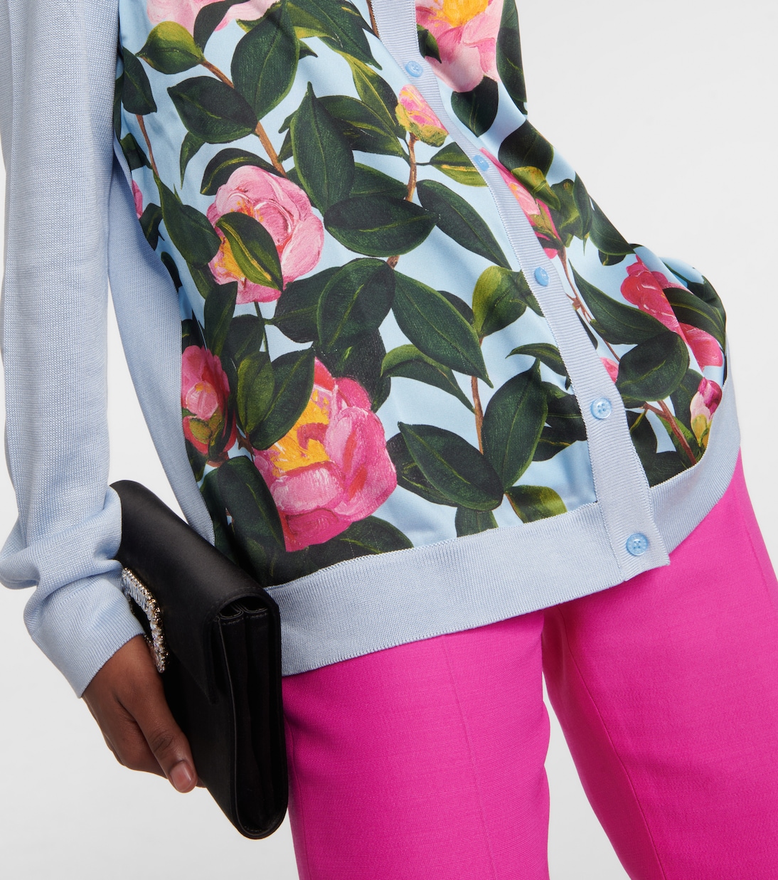 Cardigan mit Seide | Oscar de la Renta