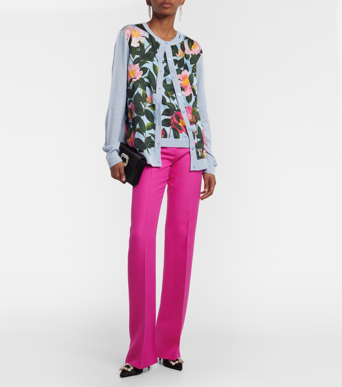 Pull sans manches imprimé | Oscar de la Renta