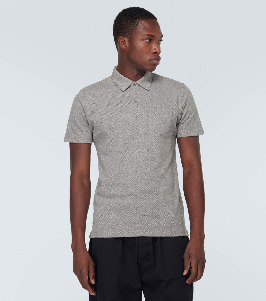 Riviera cotton polo shirt | Sunspel