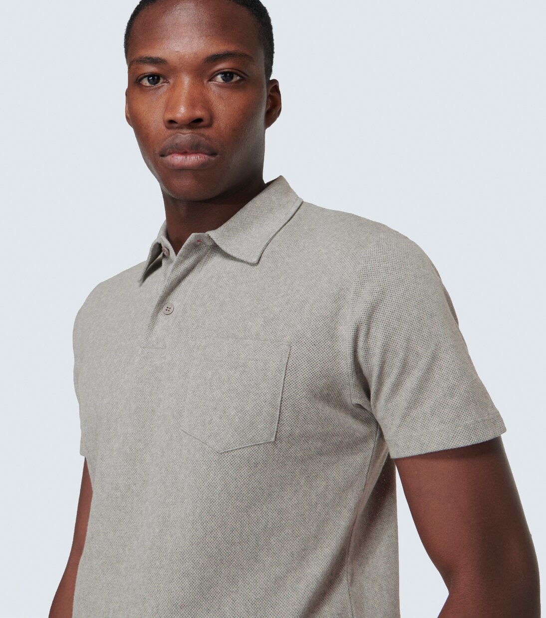Riviera cotton polo shirt | Sunspel