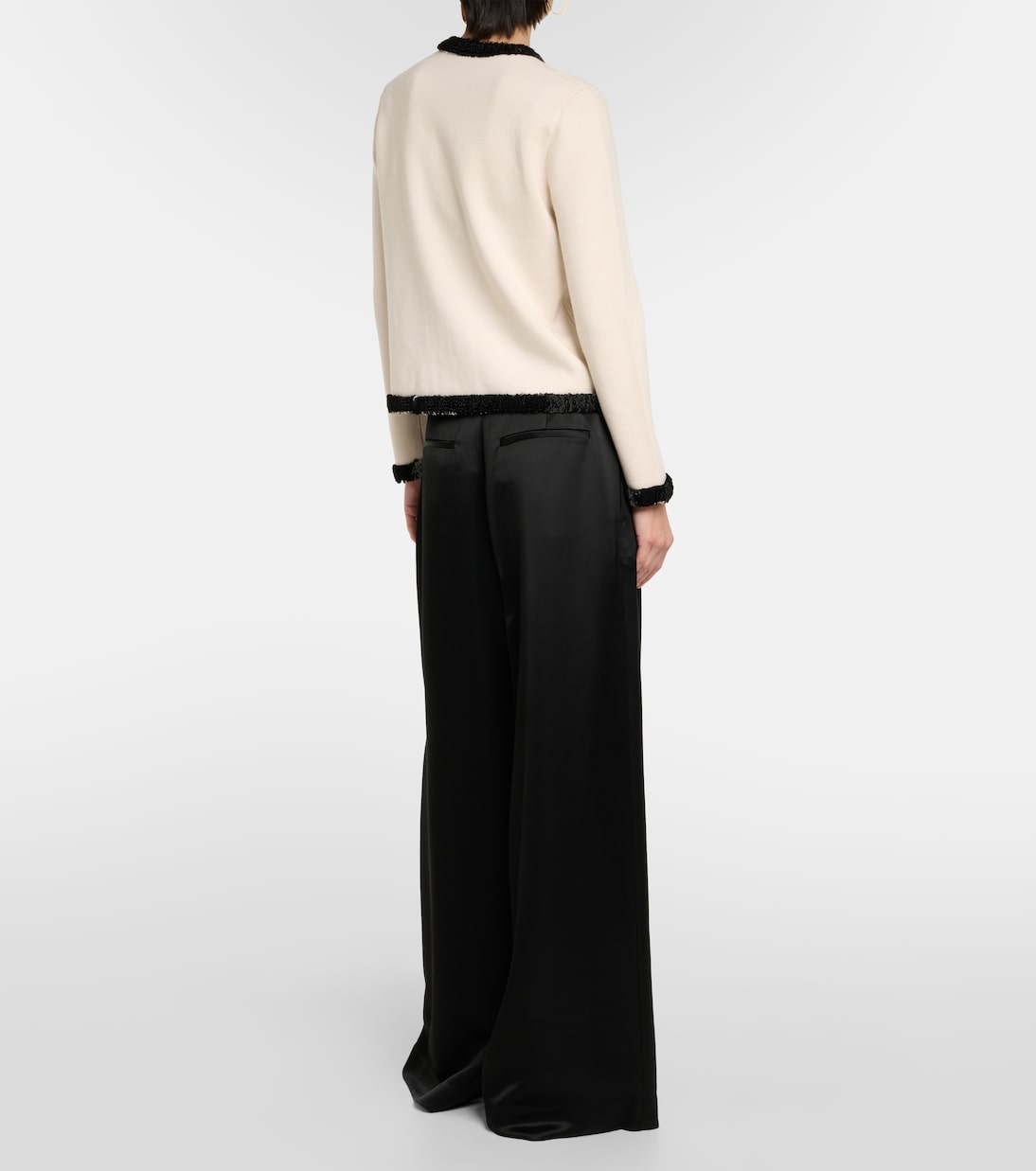 Kendra sequined wool-blend jacket | Tory Burch