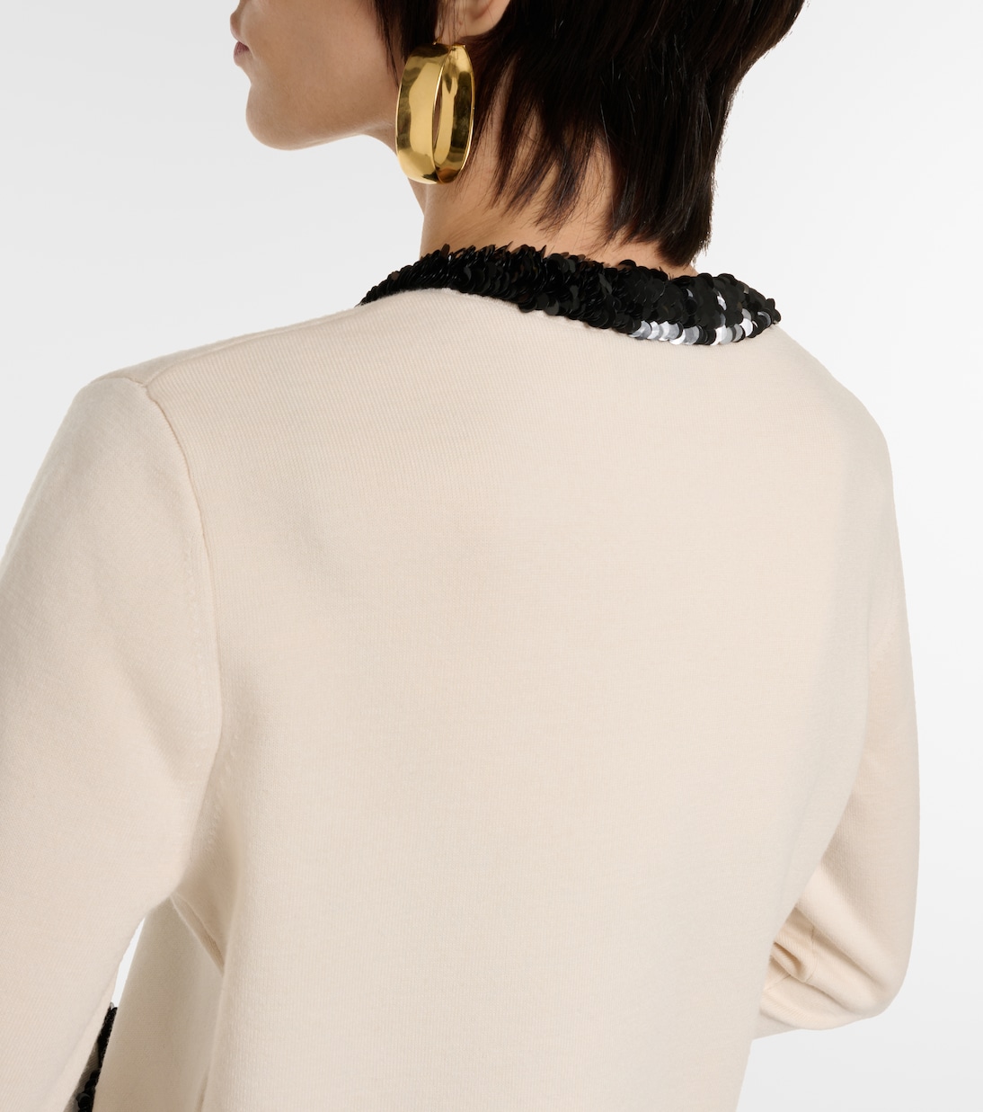 Kendra sequined wool-blend jacket | Tory Burch