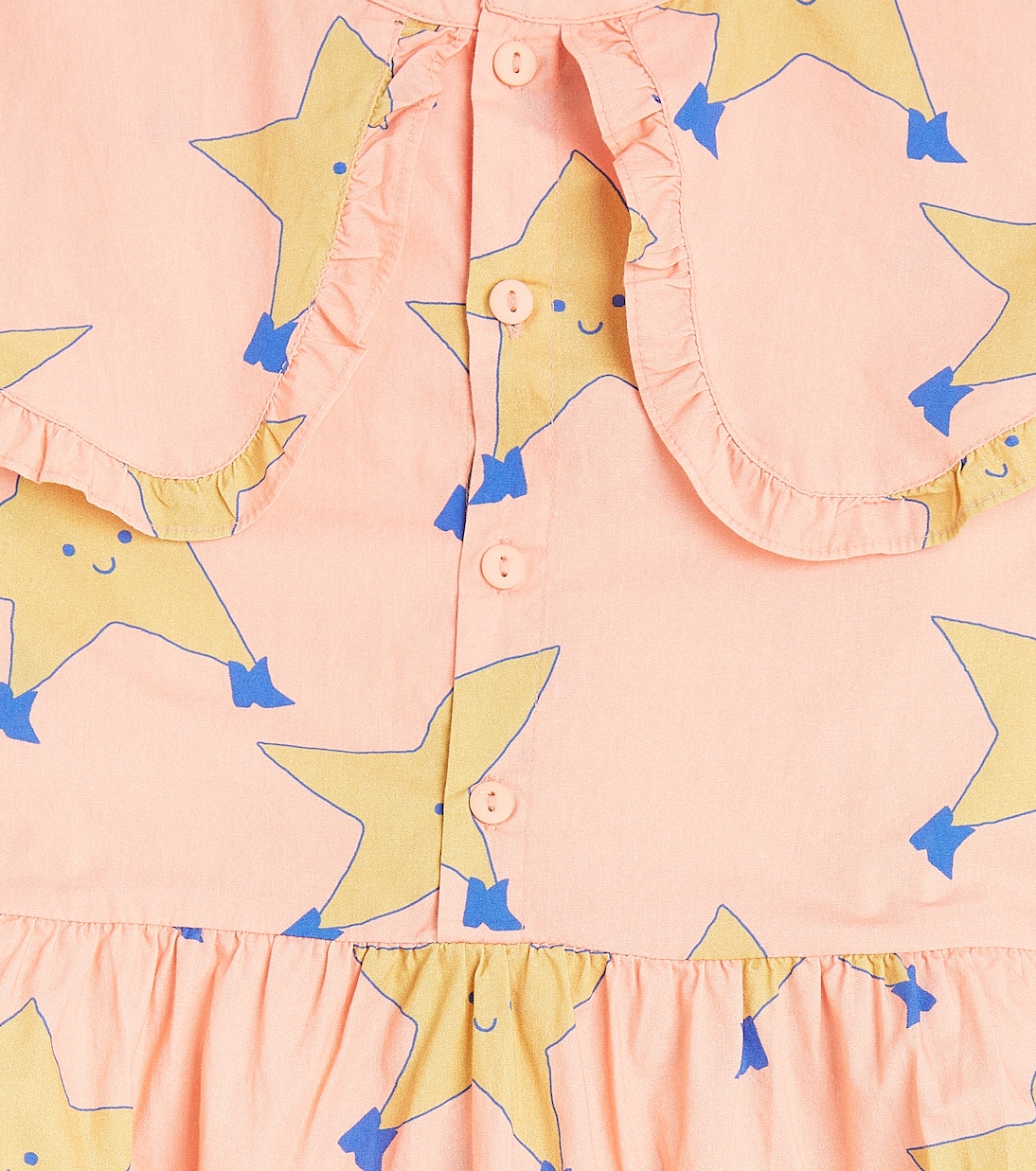 Dancing Stars cotton poplin dress | Tinycottons