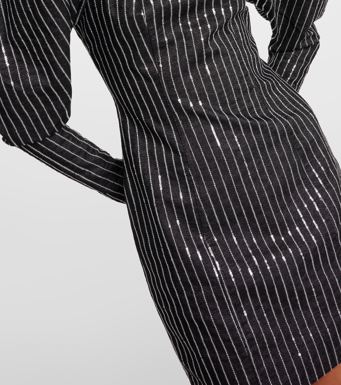 Robe en sergé de coton à sequins | Rotate