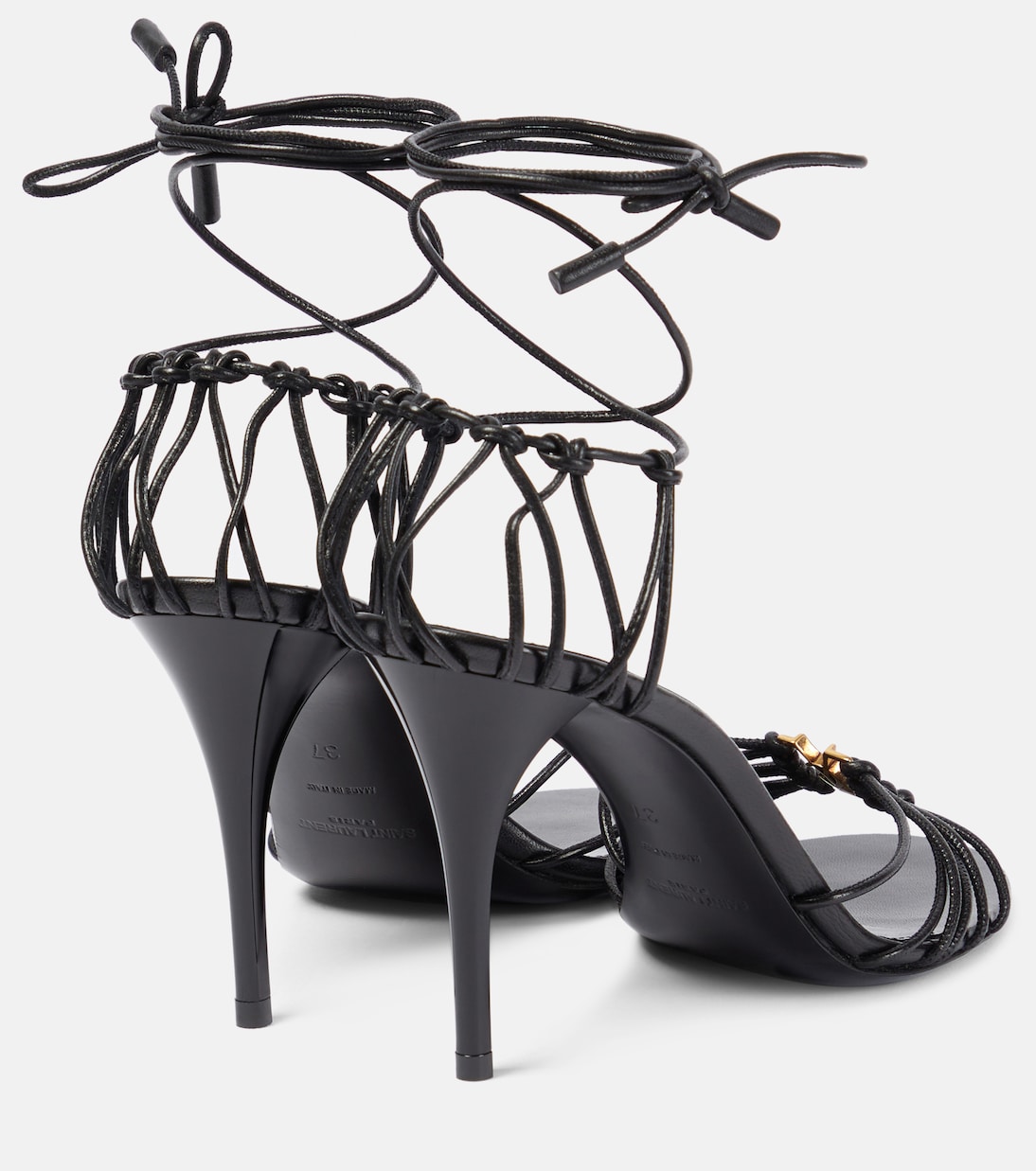 Babylone 90 leather sandals | Saint Laurent