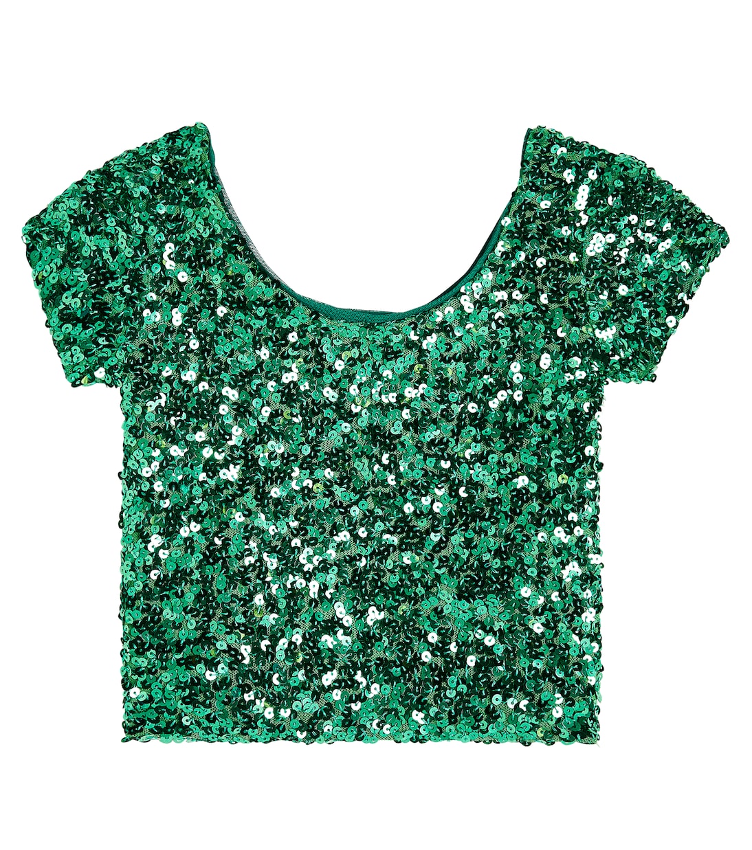 Crayfish sequined crop top | The Animals Observatory