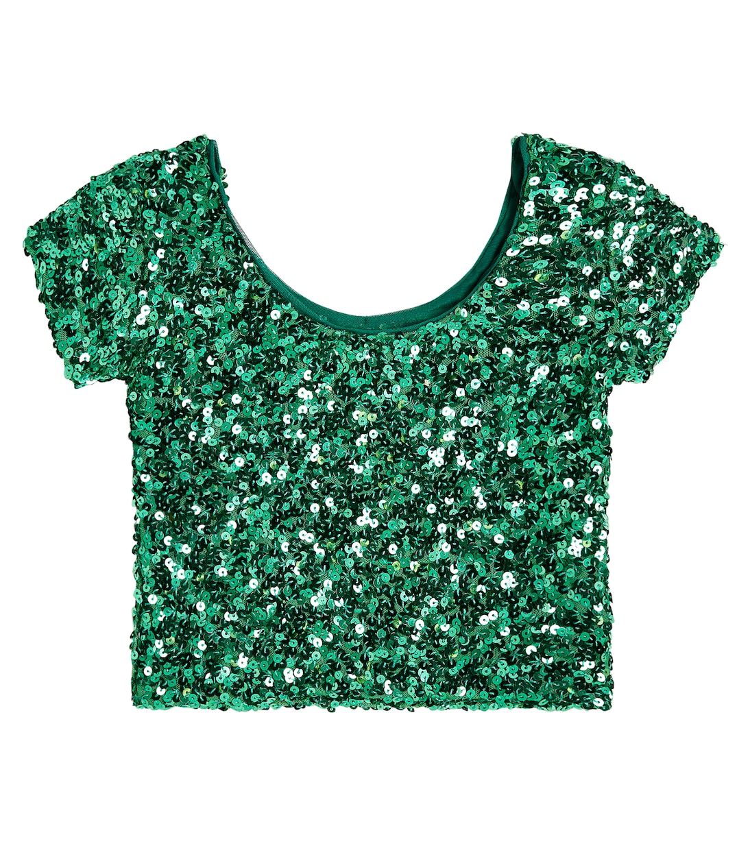 Crayfish sequined crop top | The Animals Observatory