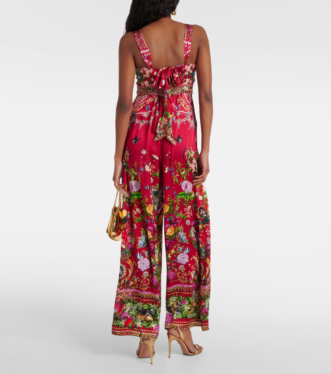 X Disney® Jumpsuit aus Seide | Camilla