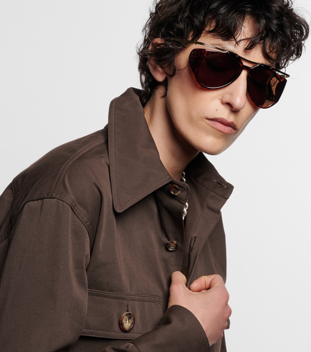 Gafas de sol de aviador SL M137 Amelia | Saint Laurent