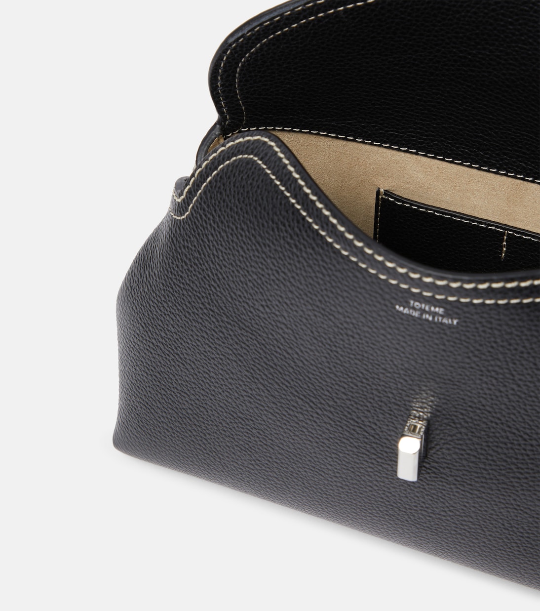 Clutch T-Lock Small aus Leder | Toteme