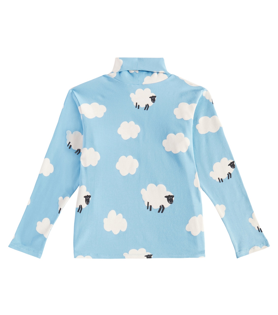 Printed cotton-blend turtleneck top | Stella McCartney Kids